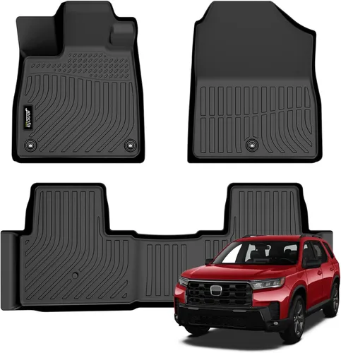 Miniatura 64 de Juego completo de tapetes de auto para todo tipo de clima, revestimiento automotriz para piso y maletero