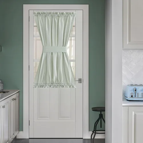 Miniatura 99 de NICETOWN - Cortinas transparentes para puerta de ventana, tratamiento de ventana lateral para puertas estrechas de vidrio/cocina/puerta delantera