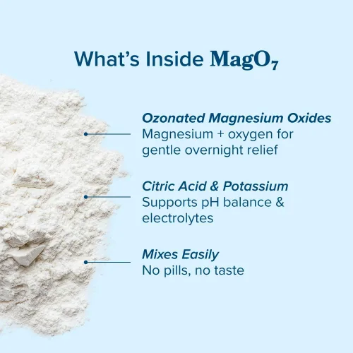 Miniatura 5 de nbpure MagO7 - Polvo natural de limpieza y desintoxicación de colon – Alivio ocasional del estreñimiento, suavizante de heces y apoyo de hinchazón