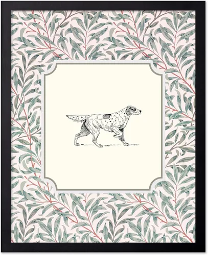 Miniatura 72 de Poster Master Póster Vintage de Cocker Spaniel Inglés - Impronta Retro de Perro - Arte Floral - Arte de Cachorros - Arte para Amantes de Animales