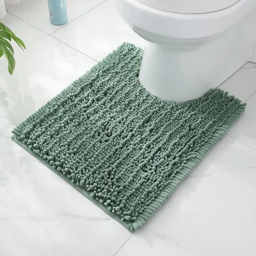 Miniatura 13 de FLOLEOPA Alfombras de Baño de Microfibra de Felpa Suave, Alfombras de Baño Absorbentes Antideslizantes Lavables a Máquina, Tapetes de Baño para Beige