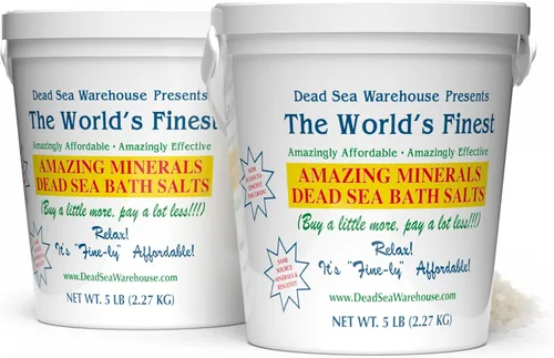 Miniatura 9 de Dead Sea Warehouse – Sales de baño del Mar Muerto con minerales sorprendentes – 2 LIBRAS – El más alto contenido en minerales – Alivio natural
