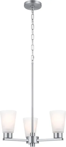Miniatura 14 de Kichler Stamos - Candelabro de 3 luces, lámpara de techo moderna para sala de estar, comedor, dormitorio o vestíbulo, en bronce envejecido®