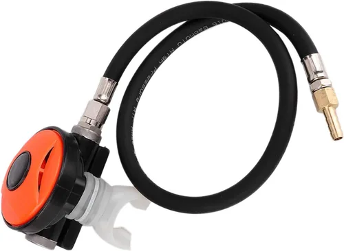 Miniatura 5 de Regulador de buceo ajustable de dos etapas, piezas de aparato de respiración subacuática de buceo, máscara, válvula, manguera, conector