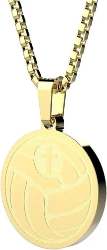 RAMESON Lucas 413 - Collar de atletas hecho en acero inoxidable, para béisbol, fútbol, baloncesto, voleibol, equipo de entrenamiento, regalo