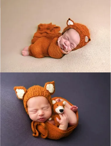 Miniatura 4 de Accesorios de fotografía para recién nacidos, manta elástica para fotografía de recién nacidos, para bebés, niños y niñas, posando accesorios