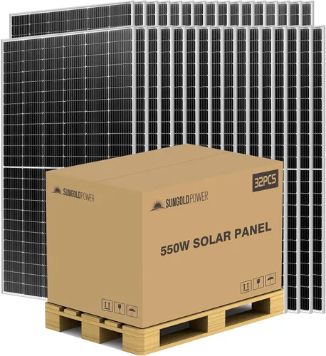 Miniatura 16 de SUNGOLDPOWER 8 piezas de paneles solares monocristalinos de 370 W, celda solar de grado A, impermeable IP68, panel solar de alta eficiencia