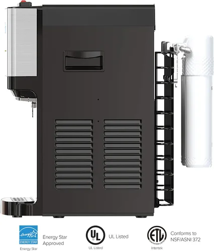 Miniatura 7 de Brio Dispensador de agua con refrigerador sin botella, de limpieza automática, sobre encimera, con filtración - Agua caliente, fría y a temperatura
