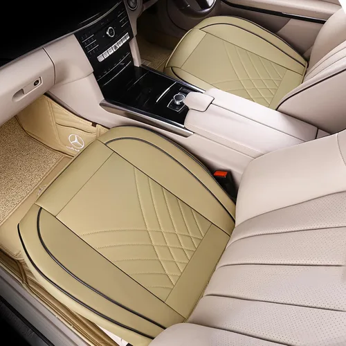 Miniatura 7 de kingphenix Funda de asiento de coche: fácil de instalar, se adapta a la mayoría de automóviles, furgonetas, camiones y SUV, color beige