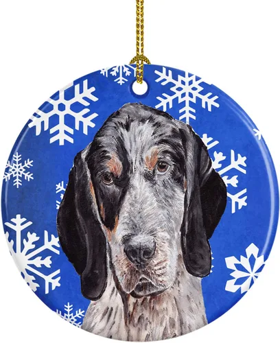 Miniatura 114 de Caroline's Treasures Cavalier Spaniel - Adorno de cerámica para colgar en el árbol de Navidad, para el hogar, Navidad, fiestas, regalo, 3 pulgadas