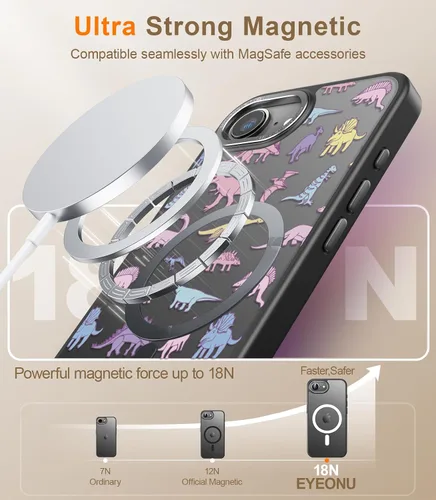 Miniatura 351 de Goodon para iPhone 15 Pro Max con protector de pantalla de privacidad, compatible con Magsafe, funda translúcida mate a prueba de golpes - Linda