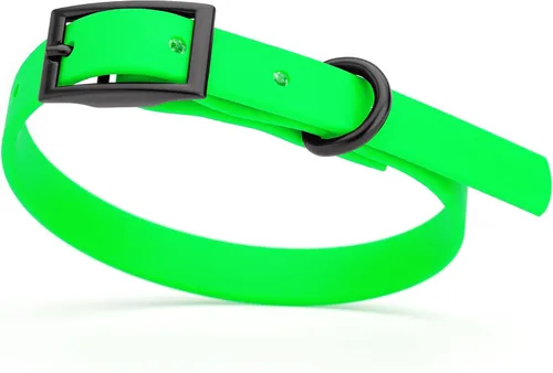 Miniatura 15 de Dogline Biothane - Collar impermeable para perro con hebilla de liberación rápida, resistente cincha de nailon recubierta con resistente y a prueba