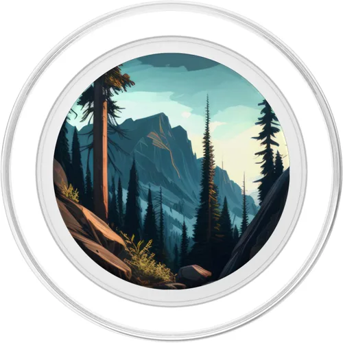 Miniatura 2 de Mountain Wilderness - Pinos para exteriores, senderismo, bosque terroso, PopSockets MagSafe PopGrip para iPhone