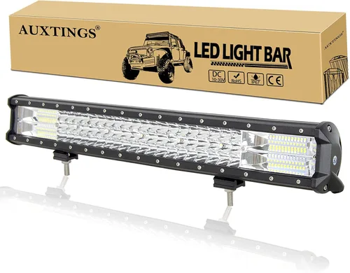 Miniatura 13 de AUXTINGS 2 unids 4 pulgadas 36 W triple fila 7D lente Spot LED barra de luz LED impermeable trabajo buceo luces para todoterreno Jeep ATV AWD SUV
