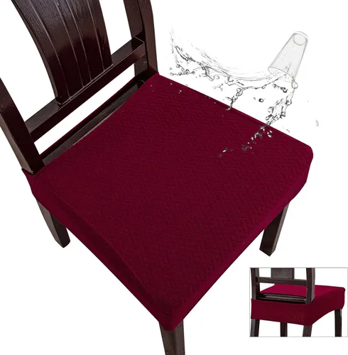 Miniatura 19 de Genina Fundas de asiento impermeables para sillas de comedor, fundas impermeables para sillas de comedor