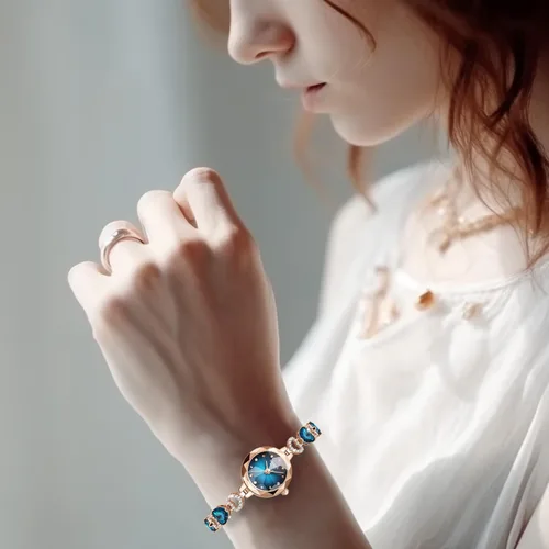 Miniatura 7 de SOLLEN Reloj de cuarzo para mujer, relojes analógicos de cuarzo de moda impermeables para mujer