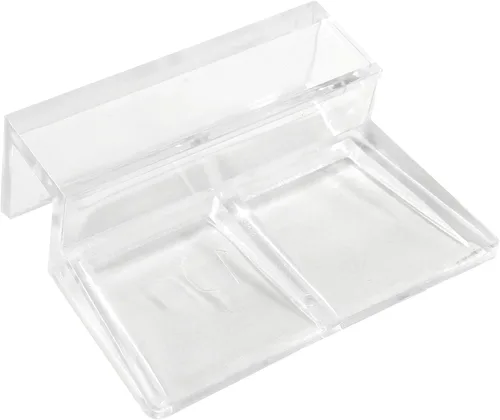 Miniatura 8 de Paquete de 24 clips de tapa de acuario para acuario, soporte de tapa de acuario acrílico transparente para pecera, soporte de vidrio de acuario