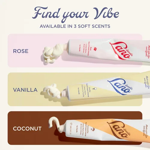 Miniatura 6 de Crema de manos Lanolips - Loción de lanolina con aceite de coco, manteca de karité y vitamina E - Crema para cutículas y manos para manos secas
