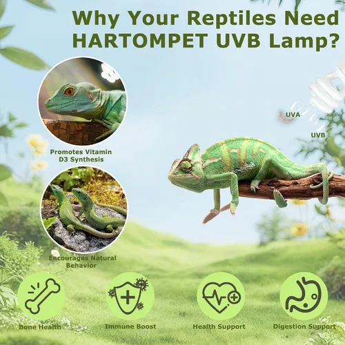 Miniatura 4 de UVB 5.0 Reptile Light13W, lámpara tropical fluorescente compacta, bombilla UVB de bobina para reptiles de selva tropical, luz para camaleones