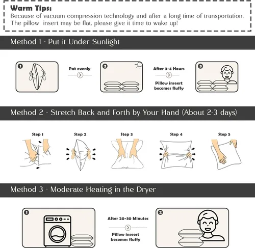 Miniatura 8 de LUX Décor - Juego de 2 almohadas suaves de hotel con refuerzo, para dormir de lado, boca abajo y de espalda, almohadas de cama de hotel alternativas