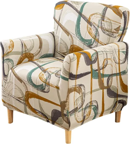 Miniatura 8 de Fundas de jacquard para sillón de banquete, fundas suaves para sillón, fundas elásticas de 1 pieza para sala de estar, funda antideslizante