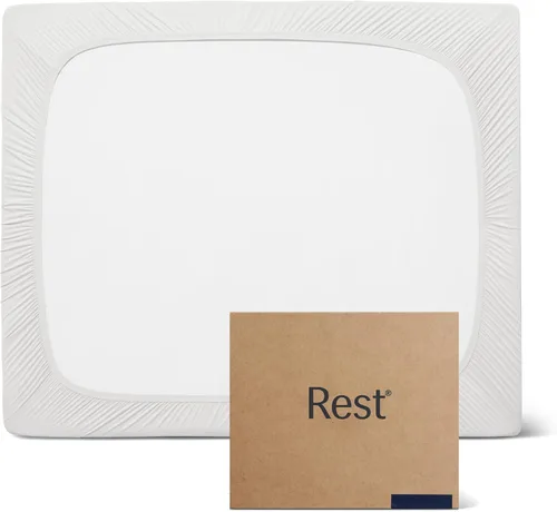 Miniatura 10 de REST® Evercool®+ Sábana bajera ajustable, tamaño King, azul claro, 15 pulgadas de profundidad (hasta 18 pulgadas), ropa de cama transpirable