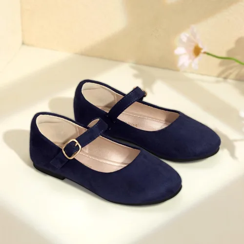 Miniatura 5 de PANDANINJIA Zapatos de vestir para niñas con diseño de flores y perlas, zapatos planos Adela para boda, fiesta, escuela, para niños pequeños