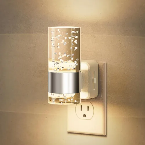 Miniatura 19 de JandCase Luz nocturna, luces nocturnas automáticas enchufables a la pared, luz nocturna LED regulable con brillo ajustable, luces nocturnas