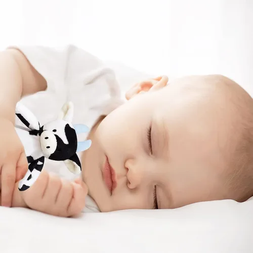 Miniatura 4 de Manta suave de seguridad de animales de peluche de vaca bebé, manta amorosa de personaje de vaca de felpa, regalo de baby shower/cuarto de bebé