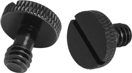 Miniatura 4 de Tornillo de cámara LUORNG 4PCS 1/4 Tornillo ranurado para cámara Ttrípode Placa de liberación rápida