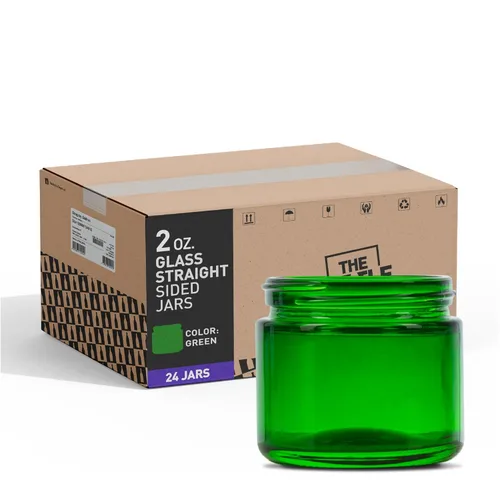 Miniatura 44 de The Bottle Depot - Tarro de vidrio de 4 oz (3.4 fl oz) - Ámbar transparente - 90 frascos - Cierres no incluidos - Acabado de cuello 58-400 - Tarros