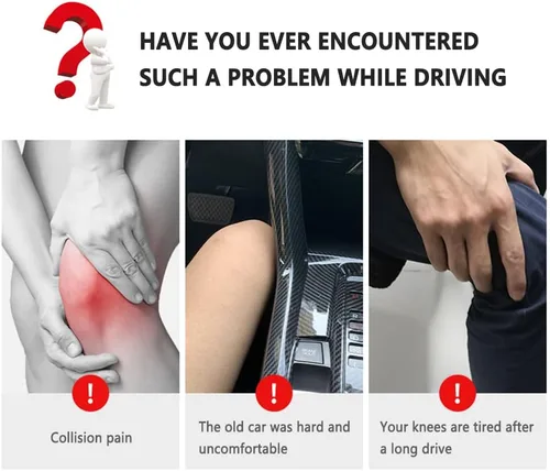 Miniatura 7 de IHOTDER 2 piezas de cojín para rodilla de coche, cojín de cuero suave para puerta de coche y reposabrazos para rodilla, pierna y codo, cojín Negro