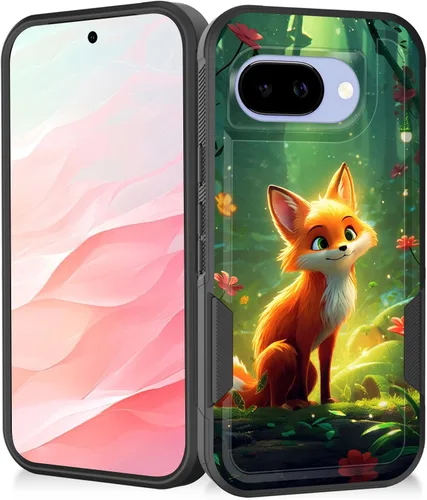 Miniatura 137 de Funda para Pixel 7a, resistente de doble capa híbrida de policarbonato duro de goma suave a prueba de golpes para Google Pixel 7A 6.1 pulgadas