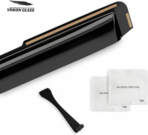 Miniatura 6 de Voron Glass Protectores de lluvia extra duraderos en canal para Volkswagen Atlas 2018-2026, deflectores de ventana, viseras de ventana