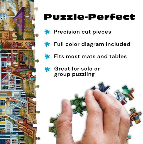 Miniatura 4 de Buffalo Games Eric Dowdle Outer Banks - Rompecabezas de 1000 piezas - 26.75 x 19.75 pulgadas, rectangular, diagrama de referencia incluido, arte