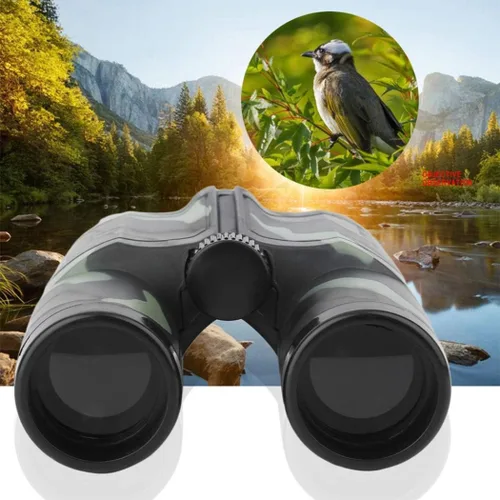 Miniatura 6 de Prismáticos de aventura 4 x 35 para adultos y niños, prismáticos portátiles para observación de aves, teatro y conciertos, caza y deporte, viajes