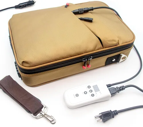 Miniatura 8 de Calentador portátil de piedras calientes eléctrico para spa, calentador de toallas secas, controlador digital, bolsa de calefacción con adaptador
