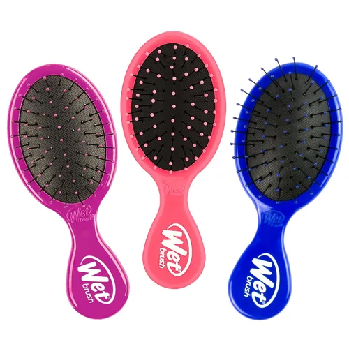 Miniatura 20 de Wet Brush - Cepillo desenredante Squirt, exclusivo de Amazon color aguamarina, mini desenredante, cerdas IntelliFlex ultrasuaves sin enredos