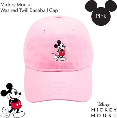 Miniatura 2 de Disney Mickey Mouse Embroidered Cotton Adjustable Dad Hat with Curved Brim