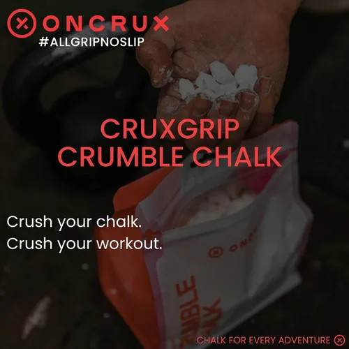 Miniatura 2 de Crumble Chalk - Tiza gruesa para escalada en roca, tiza profesional para levantamiento de pesas, crossfit, levantamiento de potencia, 11 onzas
