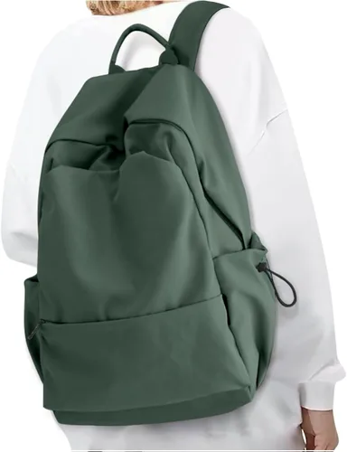 Miniatura 9 de Mochila Escolar Mochila de Día Casual Negra Bolso para Libros, A-Negro, Grande