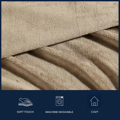 Miniatura 5 de Nautica - Manta tamaño King, forro polar de felpa ultrasuave para cama o sofá, ropa de cama de peso medio para comodidad durante todas