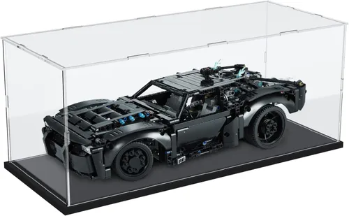 Miniatura 17 de Vitrina de acrílico transparente para coleccionables, caja de exhibición de acrílico con base, escaparate organizador de protección a prueba