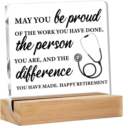 Miniatura 5 de Regalos de agradecimiento para mujeres y hombres, regalos de agradecimiento para médicos, un verdadero doctor difícil de encontrar, letrero