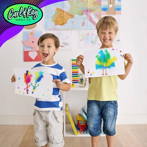 Miniatura 6 de Kit de suministros de artes y manualidades para niños, niños y niñas de 4, 5, 6, 7, 8 años, materiales de actividades para niños pequeños, ideal