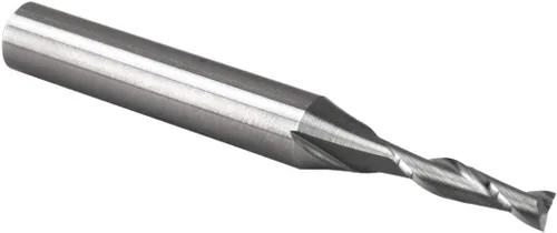 POWERTEC Broca de enrutador en espiral de carburo de tungsteno, vástago de 1/4 pulgadas, diámetro de corte de 1/8 pulgadas, longitud de corte de 1/2