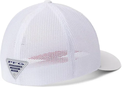 Miniatura 906 de Columbia - Gorra de malla con bandera con árboles unisex para adultos, corona alta
