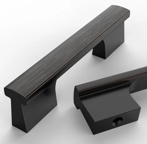 Miniatura 10 de Asidrama - Paquete de 10 tiradores de gabinete de 3 pulgadas (76mm) de níquel satinado cepillado, tiradores de gabinete de níquel satinado, herrajes