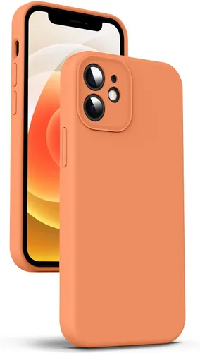 Miniatura 90 de Supdeal Funda de silicona líquida para iPhone 12 Pro Max, [protección de cámara] [antihuellas dactilares] [carga inalámbrica] Funda protectora de 4