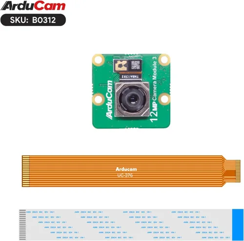 Miniatura 8 de Arducam para Raspberry Pi Módulo de cámara 3, 12MP IMX708 75°(D) Autofoco Cámara Pi V3, Cable FFC de 15-22 pines